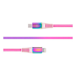 USB кабель REAL-EL Rainbow Apple iPhone SE 2022 / iPhone 14 Pro Max / iPhone 14 Plus / iPhone 14 Pro / iPhone 14 / iPhone 13 Pro / iPhone 13 Mini / iPhone 13 / iPhone 13 Pro Max / iPhone 12 Mini / iPhone 12 Pro Max / iPhone 12 Pro, Lightning, 1.0 м.