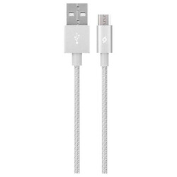 USB кабель Ttec 2DK11G, MicroUSB, 1.2 м., Серебряный