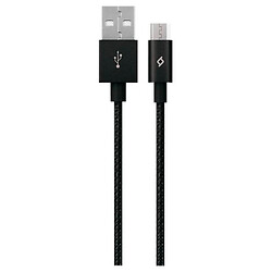 USB кабель Ttec 2DK11S, MicroUSB, 1.2 м., Чорний