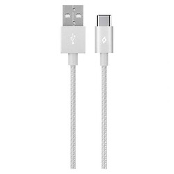 USB кабель Ttec 2DK18G, Type-C, 1.2 м., Серебряный