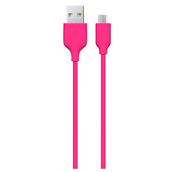 USB кабель Ttec 2DK7530P, MicroUSB, 1.2 м., Рожевий