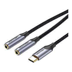 USB кабель Vention BGNHY, Type-C, 0.6 м., Чорний