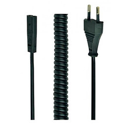Мережевий кабель живлення Cablexpert CEE7-C7, 1.8 м., Чорний