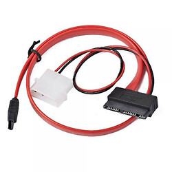 Кабель Cablexpert SATA-MicroSATA, 0.25 м., Чорний