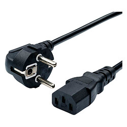 Сетевой кабель питания Atcom CEE7/7-IEC C13, 3.0 м., Черный