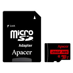 Карта памяти Apacer MicroSDHXC UHS-I, 128 Гб.