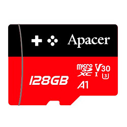 Карта памяти Apacer MicroSDXC UHS-I U3, 128 Гб.