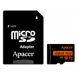 Карта пам'яті Apacer MicroSDXC UHS-I U3, 128 Гб.