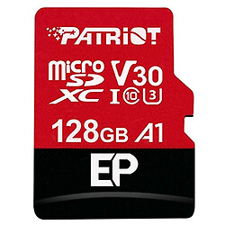 Карта памяти Patriot EP A1 MicroSDXC UHS-I U3, 128 Гб.