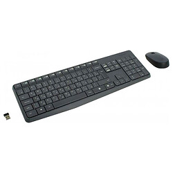 Клавиатура и мышь Logitech MK235, Серый