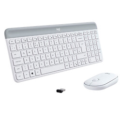 Клавіатура та миша Logitech MK470, Білий