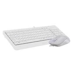 Клавиатура и мышь A4Tech F1512 Fstyler, Белый