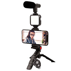 Штатив Piko PVK-01LM Vlogging Kit, Чорний