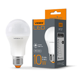 LED лампа 10Вт із сенсором освітлення VIDEX Standart, 4100К, E27, 220V (VL-A60e-10274-N), 10 Вт