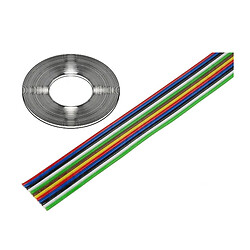 Шлейф TLWY12/0.12-BQ Cable (кабель ленточный многоцветный 12х0,12мм.кв., Cu, PVC, 300V)