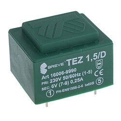 Трансформатор TEZ1.5/D/6V (TEZ1.5/D230/6V)