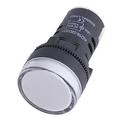 Индикаторная LED лампа AC 220V белая (AD16-22D/S, Hord)