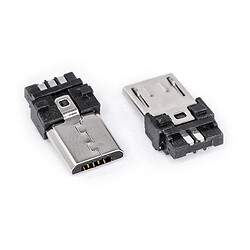 Micro USB тип B вилка, 5-контактов, SMD-монтаж (KLS1-235-1 – KLS)