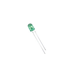 Светодиод овальный 5,5x4мм зелёный (L-7647LPG6T-D2), Зеленый