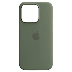 Чохол (накладка) Apple iPhone 14, Silicone Classic Case, MagSafe, Оливковий
