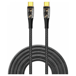 USB кабель WIWU TM02, Type-C, 2.0 м., Черный