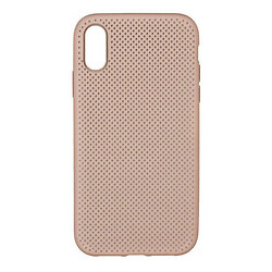 Чехол (накладка) Apple iPhone X / iPhone XS, Original Silicon Case, Sand Pink, Розовый