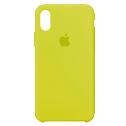 Чохол (накладка) Apple iPhone X / iPhone XS, Original Soft Case, New Yellow, Жовтий