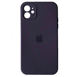 Чохол (накладка) Apple iPhone 12, Original Soft Case, Elderberry, Фіолетовий