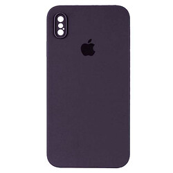Чохол (накладка) Apple iPhone XS Max, Original Soft Case, Elderberry, Фіолетовий