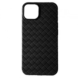 Чохол (накладка) Apple iPhone 12 Pro Max, Weaving Full Case, Чорний