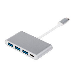 USB Hub Atcom, Type-C, Серебряный