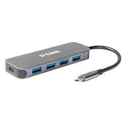 USB Hub D-Link DUB-2340, Type-C, Серый