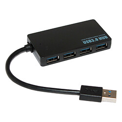 USB Hub Voltronic YT-3HF4, USB, Черный