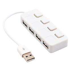 USB Hub Voltronic YT-H4L-W, USB, Белый