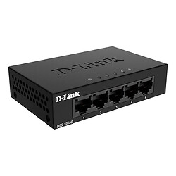 Комутатор мережевий D-LINK DGS-1005D, Чорний