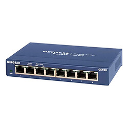 Комутатор мережевий Netgear GS108GE, Фіолетовий