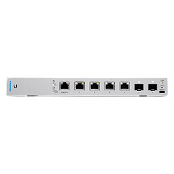 Комутатор мережевий Ubiquiti US-XG-6POE, Срібний