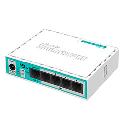 Маршрутизатор MikroTik RB750r2 hEX lite RouterBOARD, Белый