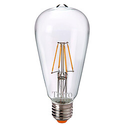LED лампа Tecro ST64 Loft, Білий