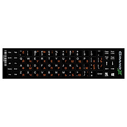 Наклейки для клавіатури Grand-X
