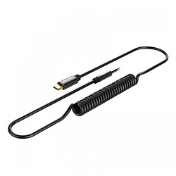 AUX кабель Vention BGABF, Type-C, 3,5 мм., 1.0 м., Чорний