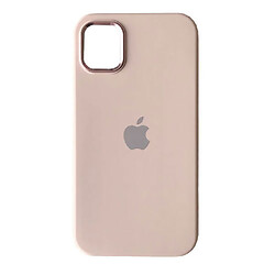 Чехол (накладка) Apple iPhone 12 / iPhone 12 Pro, Metal Soft Case, Pink Sand, Розовый