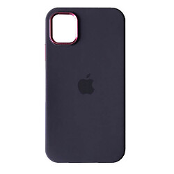 Чехол (накладка) Apple iPhone 14, Metal Soft Case, Elderberry, Фиолетовый