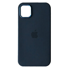 Чехол (накладка) Apple iPhone 14 Pro, Metal Soft Case, Midnight Blue, Синий