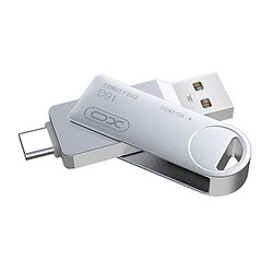 USB Flash XO DK-03, 16 Гб., Сталевий