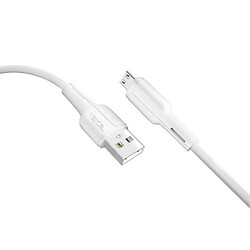 USB кабель Ridea RC-M111, MicroUSB, 1.0 м., Білий