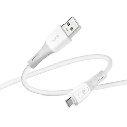 USB кабель Ridea RC-M123 Spring, Type-C, 1.0 м., Белый