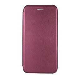 Чехол (книжка) Samsung A025 Galaxy A02S / M025 Galaxy M02s, Premium Leather, Бордовый