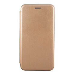 Чехол (книжка) Samsung A605 Galaxy A6 Plus, Premium Leather, Золотой