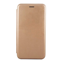 Чохол (книжка) Samsung A730 Galaxy A8 Plus, Premium Leather, Золотий